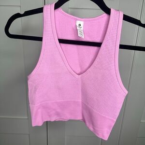 Pink crop new balance size small (v1)